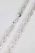 Sterling Silver Hollow Spiral Rope Chain 8mm Pure 925 Italy New Men's Wide Necklace 24"