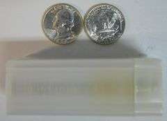 Superb Original Gem BU Roll of 1958-D Washington Quarters