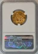 Super Choice BU and lovely 1909-D $5 Indian Gold Piece. NGC MS63