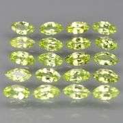 Dazzling 7.54ct untreated apple green Peridot set!