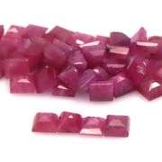 Lovely 10.65ct 61 piece princess cut Ruby set -Heated only!!!