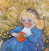 Vincent Van Gogh, Levert's Daughter with Orange