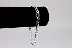 Sterling Silver Flat Marina Link Chain 10mm 925 Italy Anchor Mariner Bracelet 10"