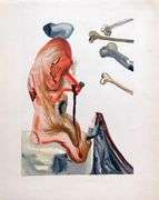 Collectible Original Color Engraving by Salvador Dali from The Divine Comedy