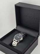 Movado Museum Men’s 38mm Black Dial Swiss Quartz Watch Stainless Steel