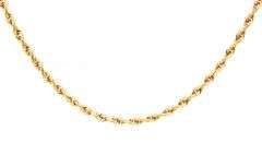 Useful 20" 14K YG Rope Necklace