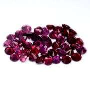 Heavy! 17.07ct violet red Rhodolite Garnet set!