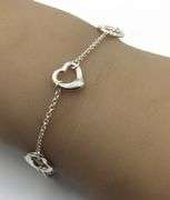 Tiffany & Co open heart link bracelet