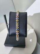 Polychromatic Sapphire Bracelet in Sterling Silver