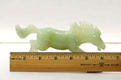 Proud Horse in Bowenite Statue