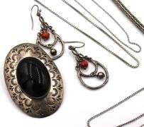 Heavy Vintage 925 sterling silver group lot of miscellaneous jewelry