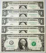 (10) Superb Crisp $1 2021 Star Replacement Notes N.Y.-Consecutive!