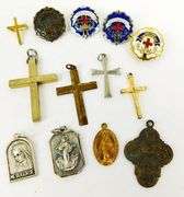 Large Lot of Vintage Religious Jewelry