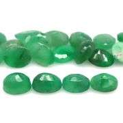 Vivid color in this 8.67ct Zambian Emerald set