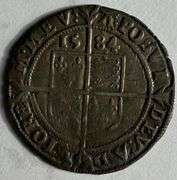 Elizabeth England 1584 Shilling.