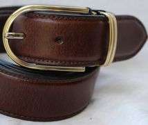 Classy Fine Quality Leather Belt, Made In Italy