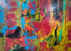 Vibrant Contemporary Original on Canvas by Oliver Neilson