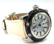 Glam Rock white dial watch