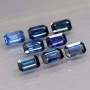 Excellent 2.93ct navy blue Sapphire set -Heated only!