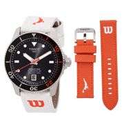 Tissot Seastar Wilson WNBA Automatic Black Dial Watch, New