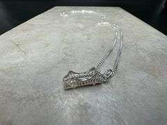 Sterling Silver London Bridge Pendant Charm 925 English Icon