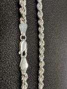 Sterling Silver Hollow Spiral Rope Chain 4mm Pure 925 Italy New Men's Wide Bracelet 8"