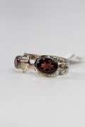 Sterling Silver Garnet Gemstone Ring