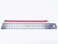 Dazzling 18KT White Gold Plate 27.Ctw Cherry Red Fire Moissanite Tennis Bracelet