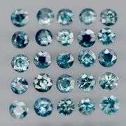 Heated only! 3.14ct blue green Sapphire set