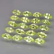 Dazzling 7.54ct untreated apple green Peridot set!