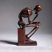 Bronze Skeleton Thinker