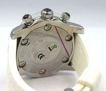 Glam Rock white dial stainless steel  watch