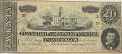 Nice $20 CSA Feb 17 1864 Series Note