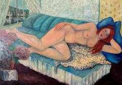 Graceful Original by Manor Shadian Manor Shadian Reclining Nude