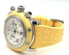 Glam Rock white dial manual watch