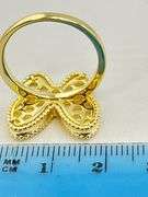 925 Sterling Silver Mother Of Pearl Butterfly Ring