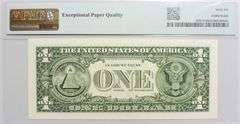 Superb $1 2006 Note Atlanta Fancy Radar Serial Number 17222271 PMG 66!