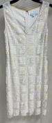 Stylish Off-white dress, Hand Detailed with Beads