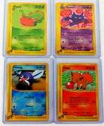 4 Pokémon 2002 Expedition Trade Cards