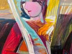 Vibrant Color-Driven Original on Canvas by Jessica Palacios Jessica Palacios Sientelo