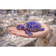 Bejeweled Sea Turtle Trinket Box
