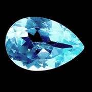 Full sparkle! 6.62ct vivid baby blue Topaz!