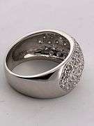 CERTIFIED BRAND NEW 18K WHITE GOLD DIAMOND BAND