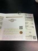 CERTIFIED AMAZING 14K WHITE GOLD AND DIAMOND RING