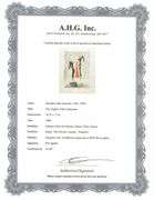 Collectible Original Color Engraving by Salvador Dali from The Divine Comedy