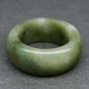 Heavy 40.89 carat all natural Burmese Jade ring! Size 9.75!