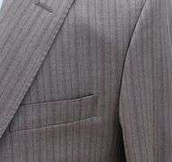Stylish Shadow Stripe Slim Fit Suit By Galante