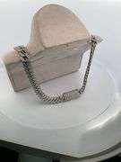 CERTIFIED 14 K WHITE GOLD DIAMOND CUBAN LINK CHAIN 168.8 GRAMS