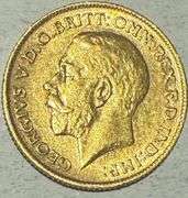 1912 Gold Half Sovereign.