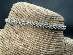 Sterling Silver Solid Miami Cuban Link Chain 4.2mm 925 Italy Box Lock Bracelet 7"